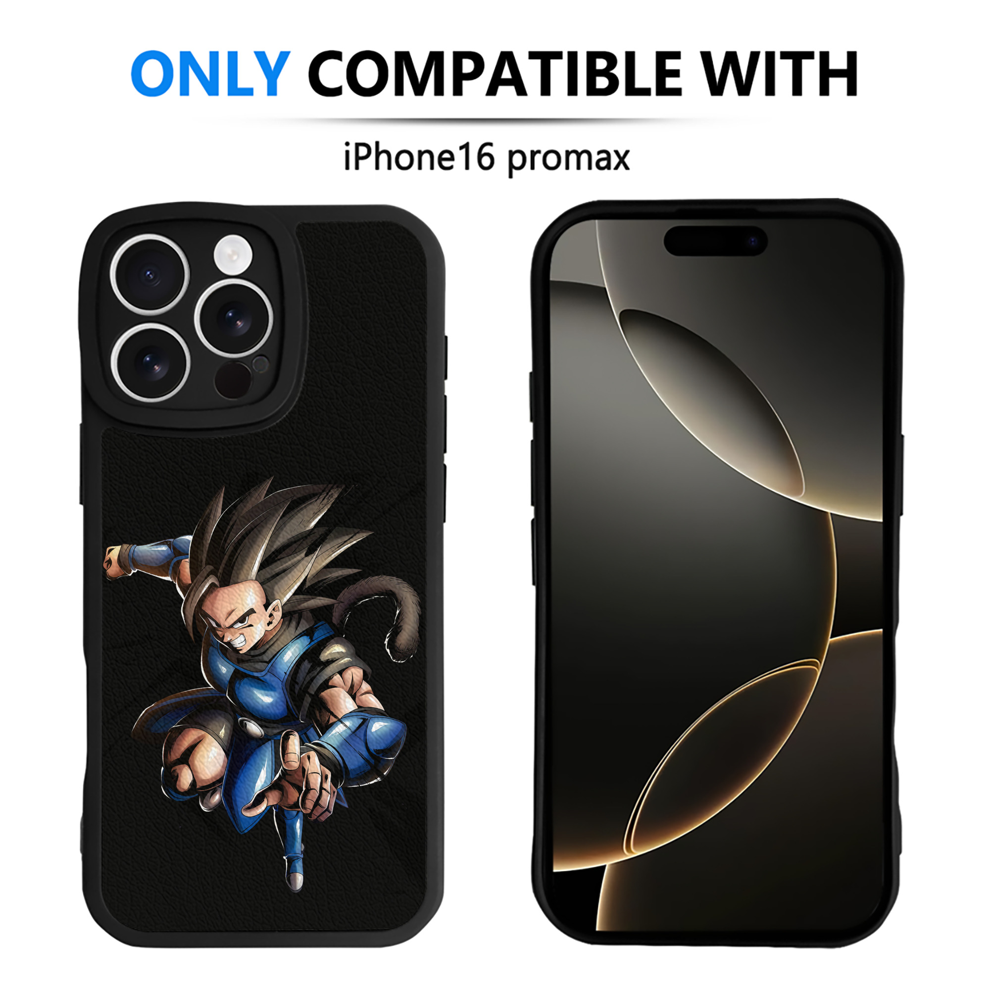 （画像用） ドラゴンボール ベジータ四世（Bejīta Yonsei）DRAGON BALL Vegeta IV 【iPhone 16シリーズ対応】シリコンスマホケース（レザー調） 材質：シリコン